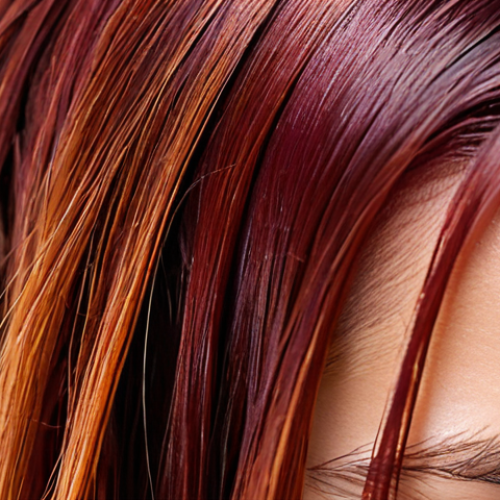 Home 6 **Prompt:** Close-up shot of a healthy scalp with vibrant, shiny hair, focus on the clean hair follicles. Soft, diffused lighting. Keywords: pH balanced, healthy hair, scalp care.