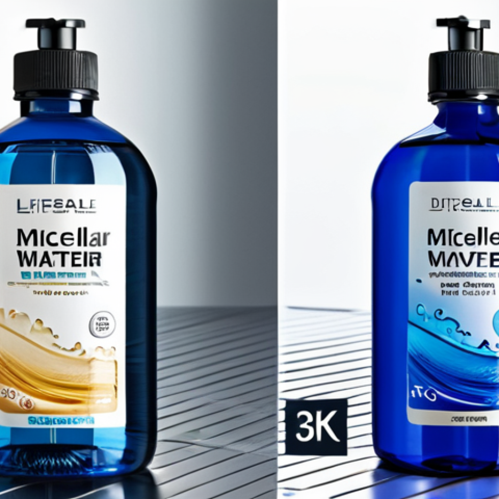 Absolutely! Here are two image prompts for Stable Diffusion XL based on the micellar water guide, tailored for safe and professional outputs: